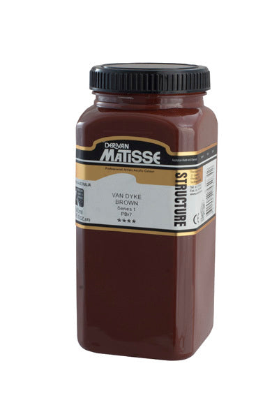 MATISSE STRUCTURE ACRYLIC 500ml S1 VAN DYKE BROWN