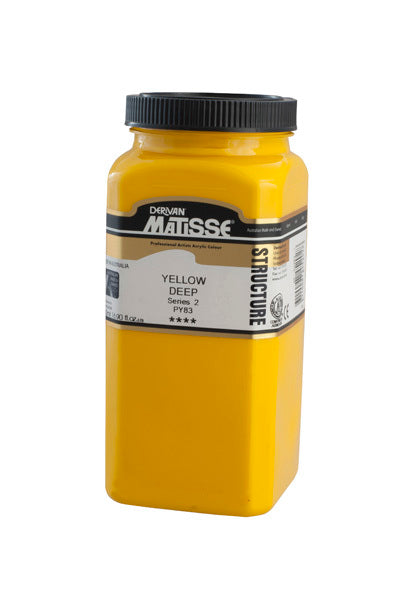 MATISSE STRUCTURE ACRYLIC 500ml S2 YELLOW DEEP