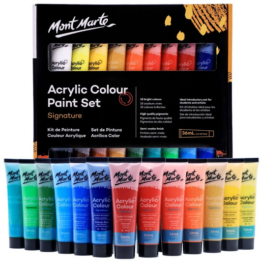 Mont Marte Studio Acrylic Paint Set 18pce x 36ml