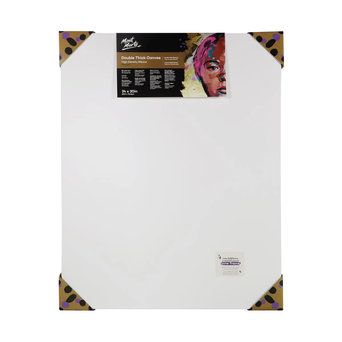 Mont Marte Premium Canvas Double Thick 60.9x76.2cm