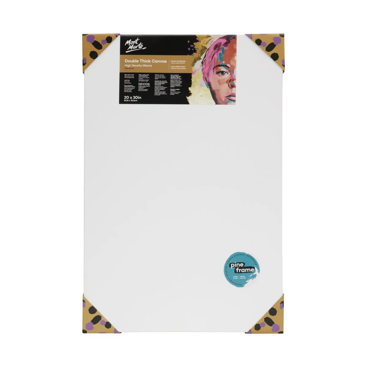 Mont Marte Premium Canvas Double Thick 50.8x76.2cm