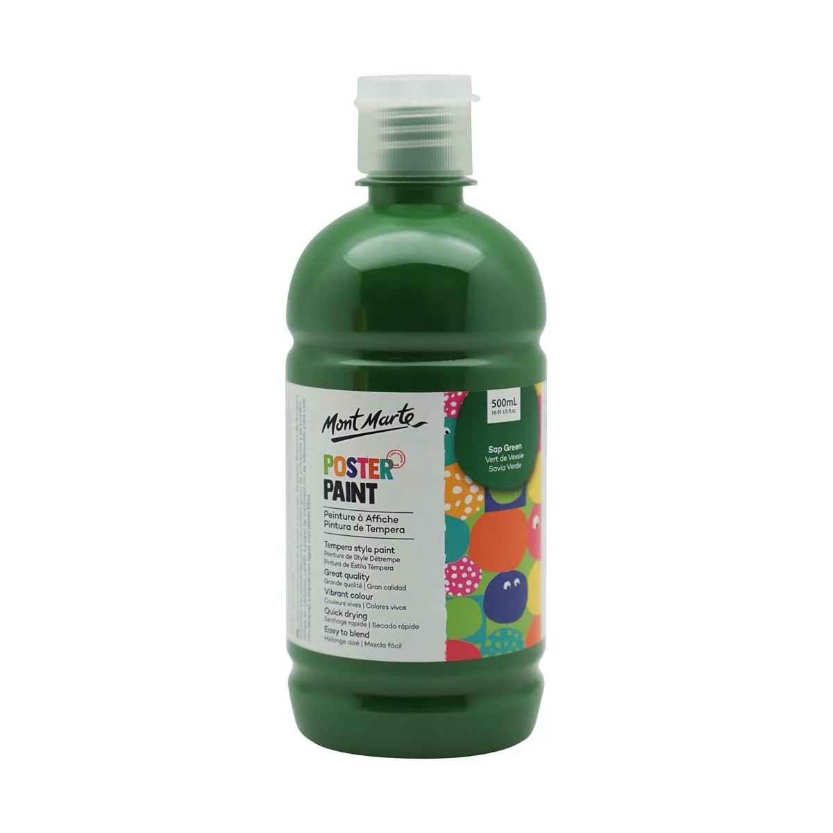 Mont Marte Poster Paint 500ml Sap Green