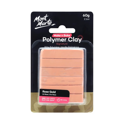 Mont Marte Make n Bake Polymer Clay 60gm Rose Gold