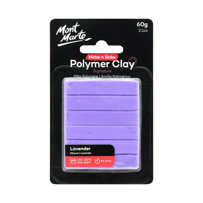 Mont Marte Make n Bake Polymer Clay 60gm LAVENDER