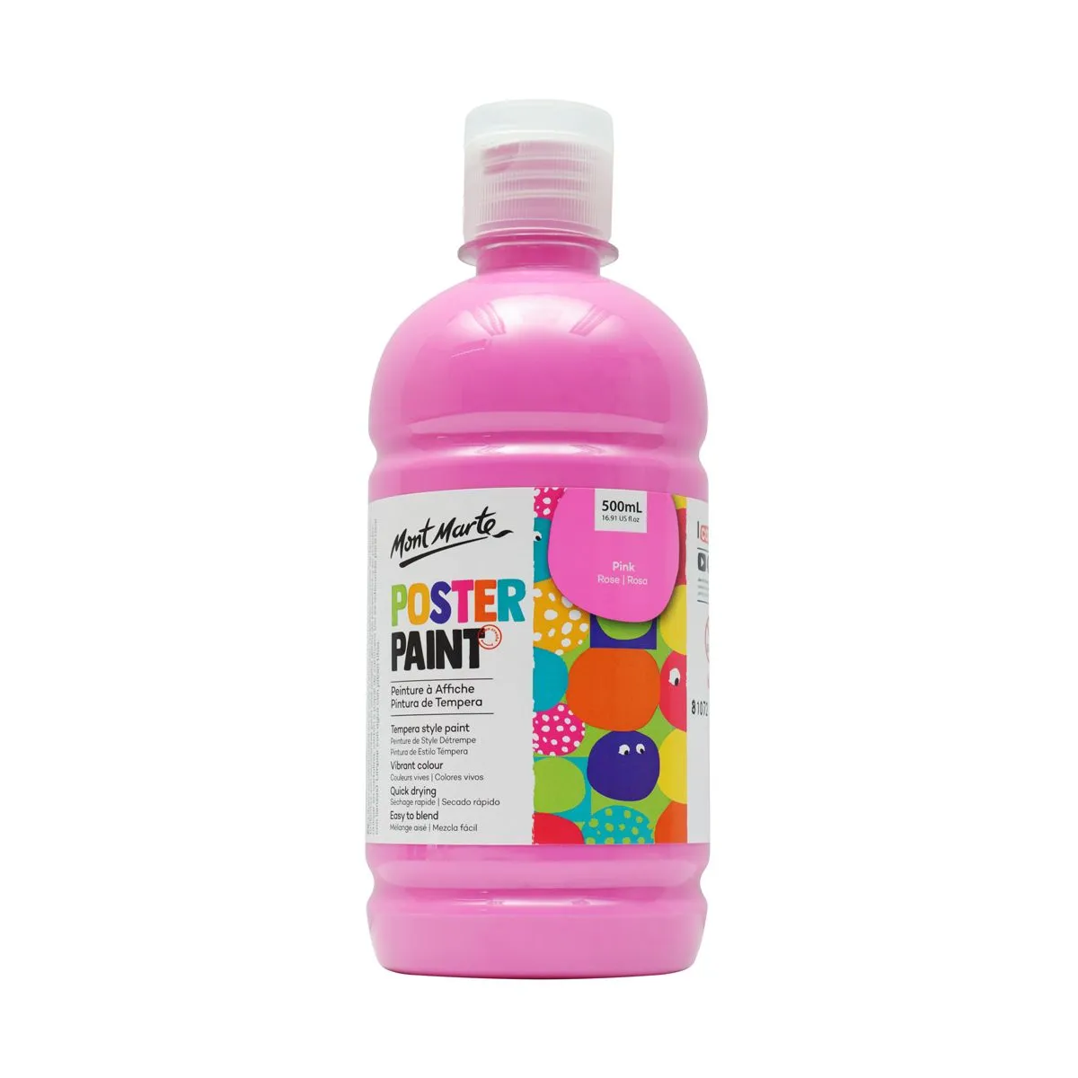 Mont Marte Poster Paint 500ml PINK