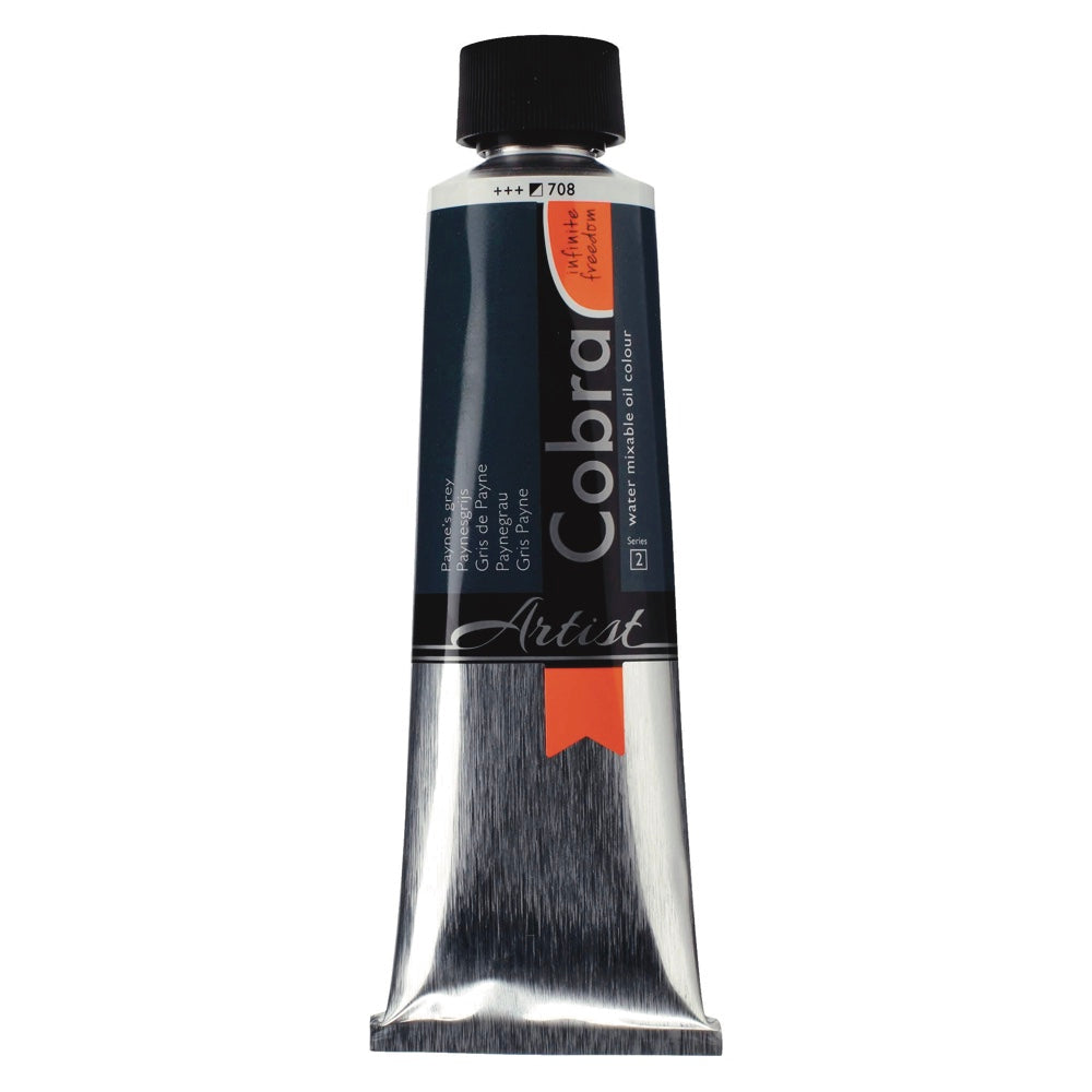 COBRA Water Mixable Oil 150ml S2 Paynes Grey