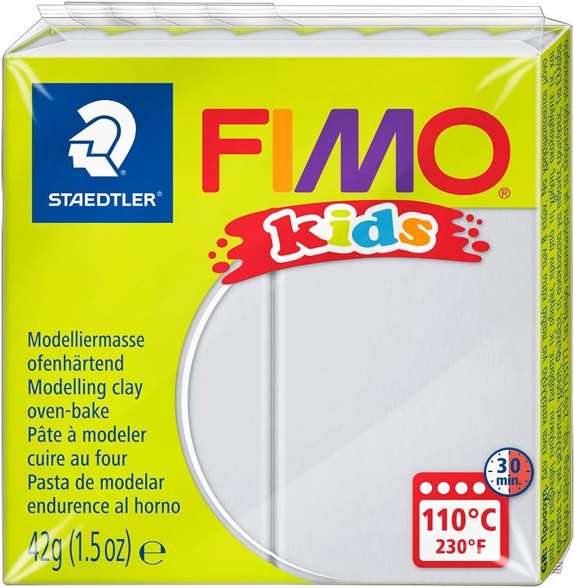 Staedtler FIMO Kids Polymer Clay 42gm Light Grey