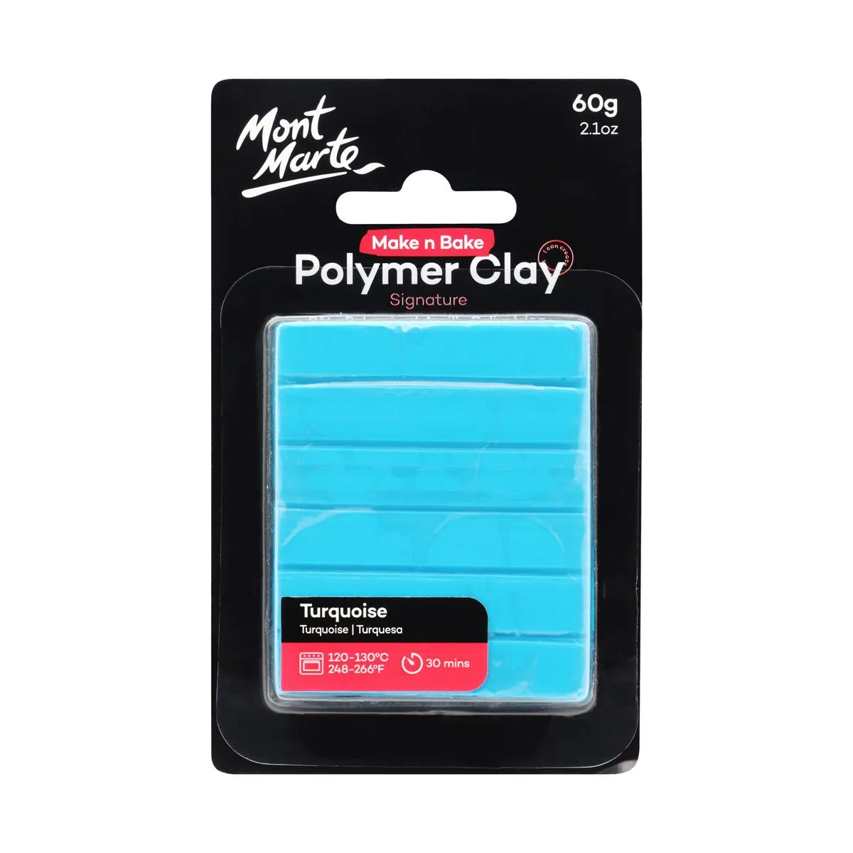 Mont Marte Make n Bake Polymer Clay 60gm Turquoise