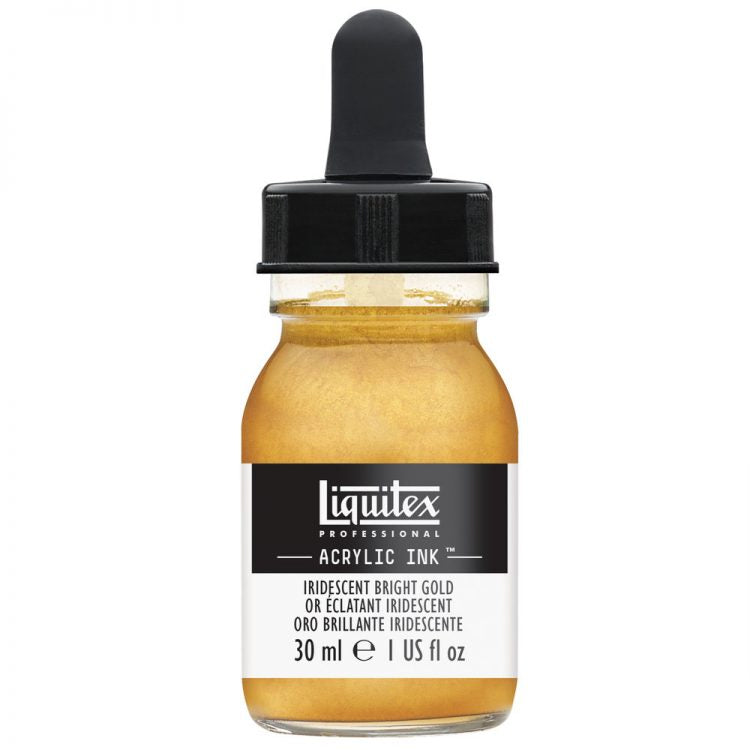 Liquitex Acrylic Ink 30ml Iridescent Bright Gold