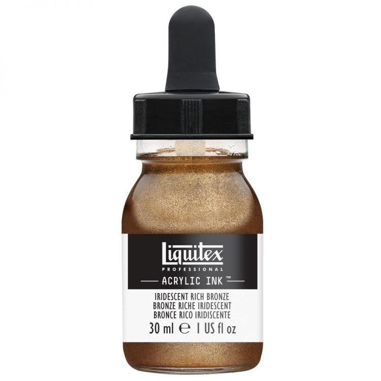 Liquitex Acrylic Ink 30ml Iridescent Rich Bronze