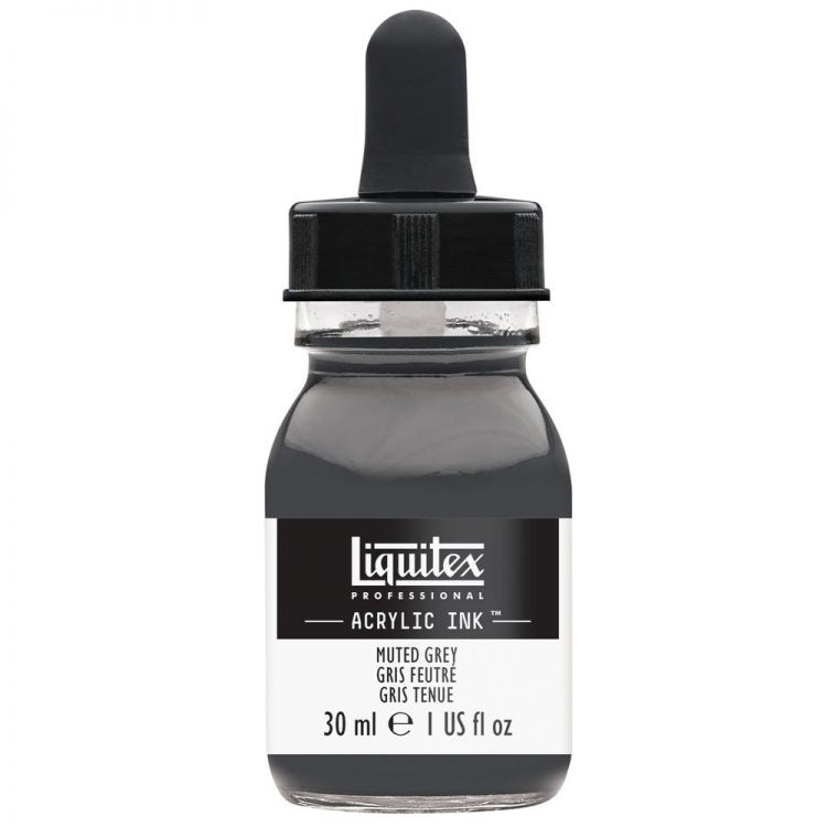 Liquitex Acrylic Ink 30ml Muted Grey