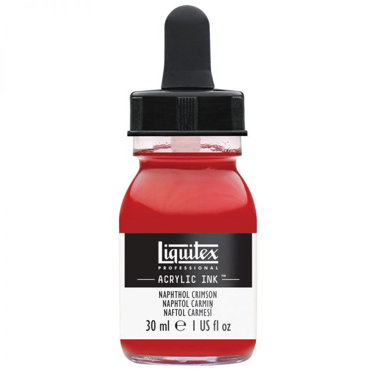 Liquitex Acrylic Ink 30ml Naphthol Crimson