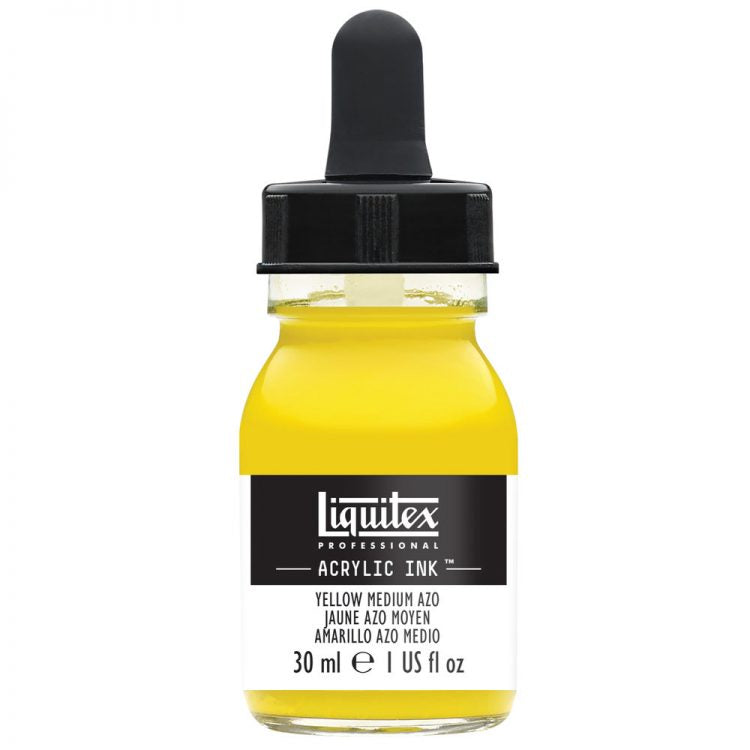 Liquitex Acrylic Ink 30ml Yellow Medium Azo