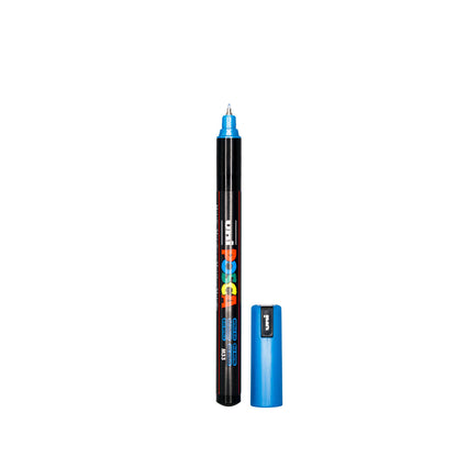 UNI POSCA 1MR ULTRA FINE 0.7mm Metallic Blue