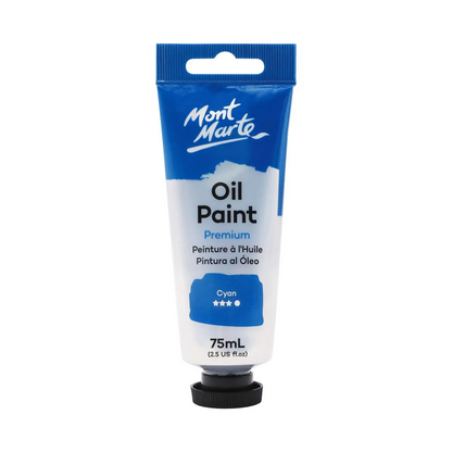 Mont Marte Oil Paint 75ml Cyan