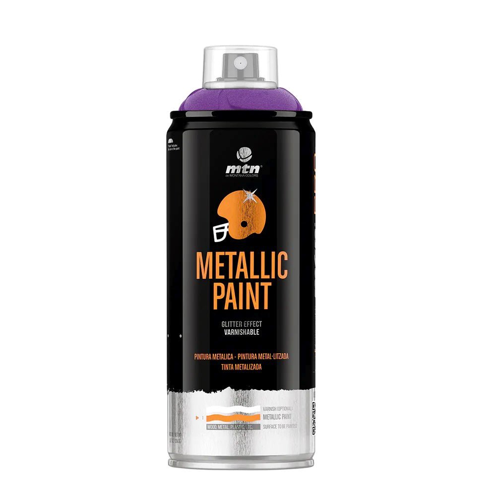 MTN PRO Metallic Spray Paint 400ml Metallic Violet