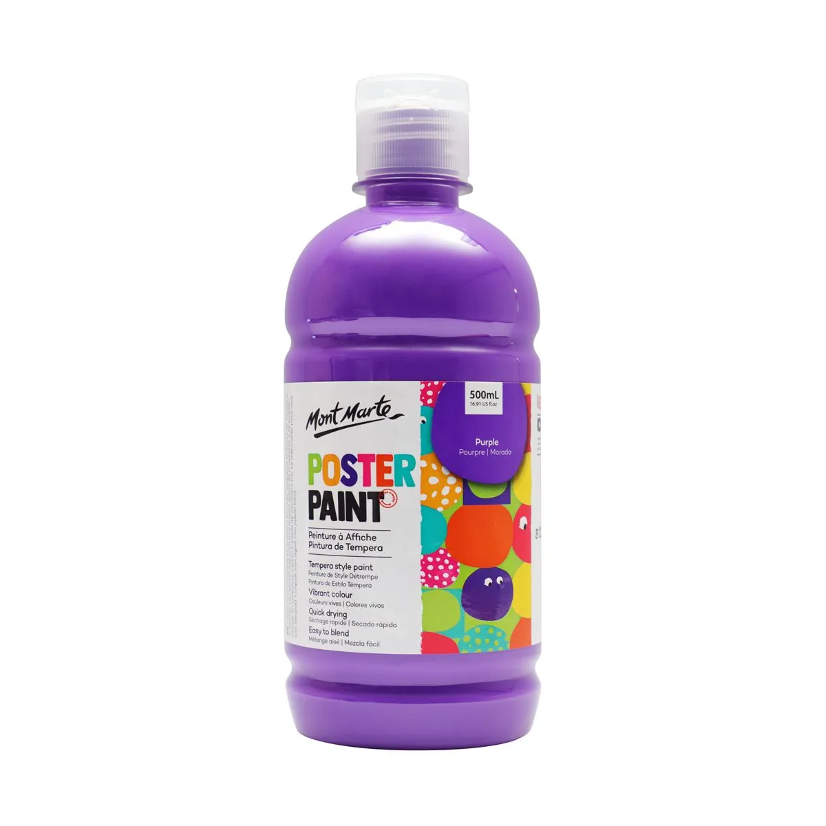 Mont Marte Poster Paint 500ml Purple