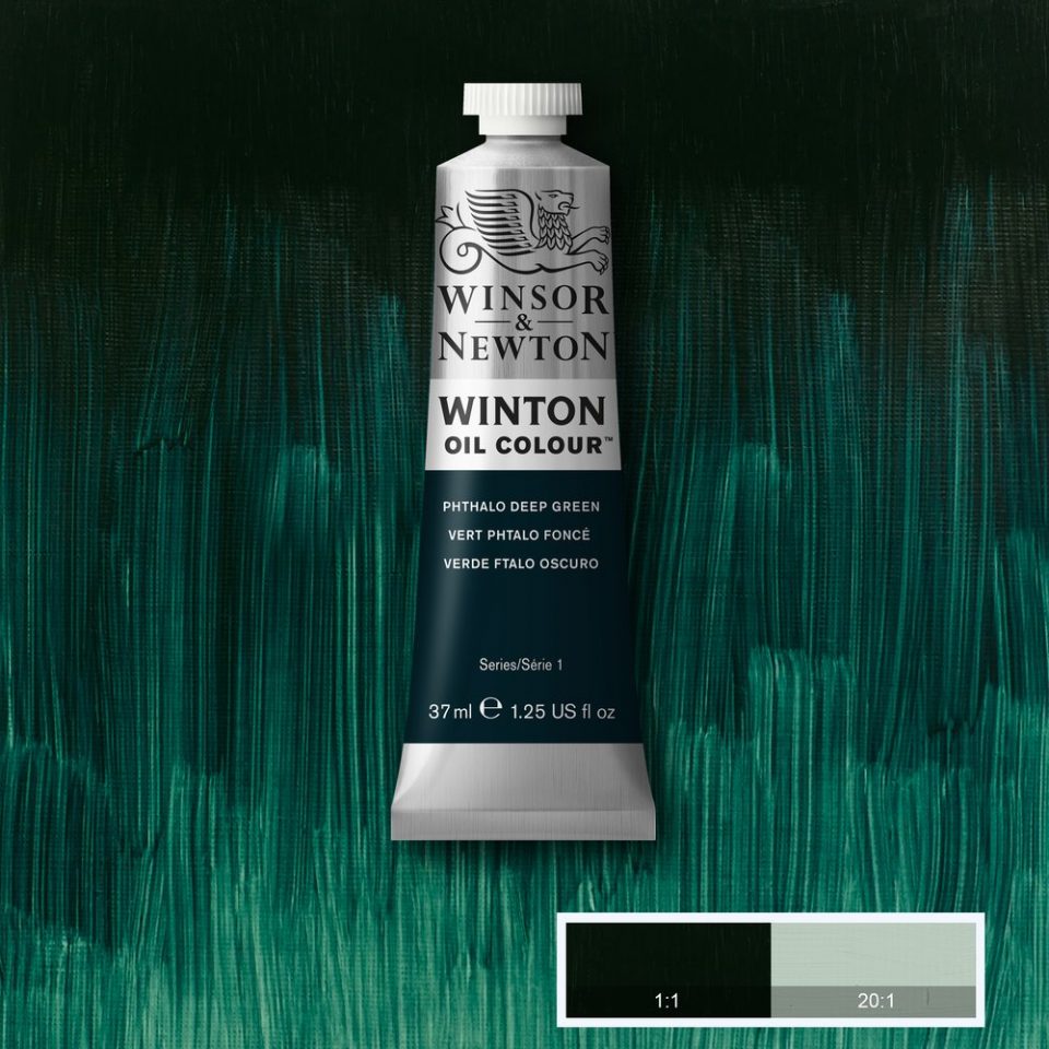 Winsor and Newton Winton Oil Colour 37ml Phthalo Deep Green