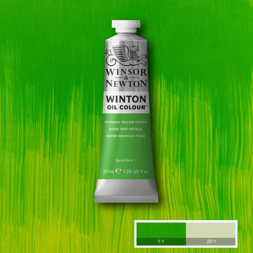 Winsor and Newton Winton Oil Colour 37ml Phthalo Yellow Green