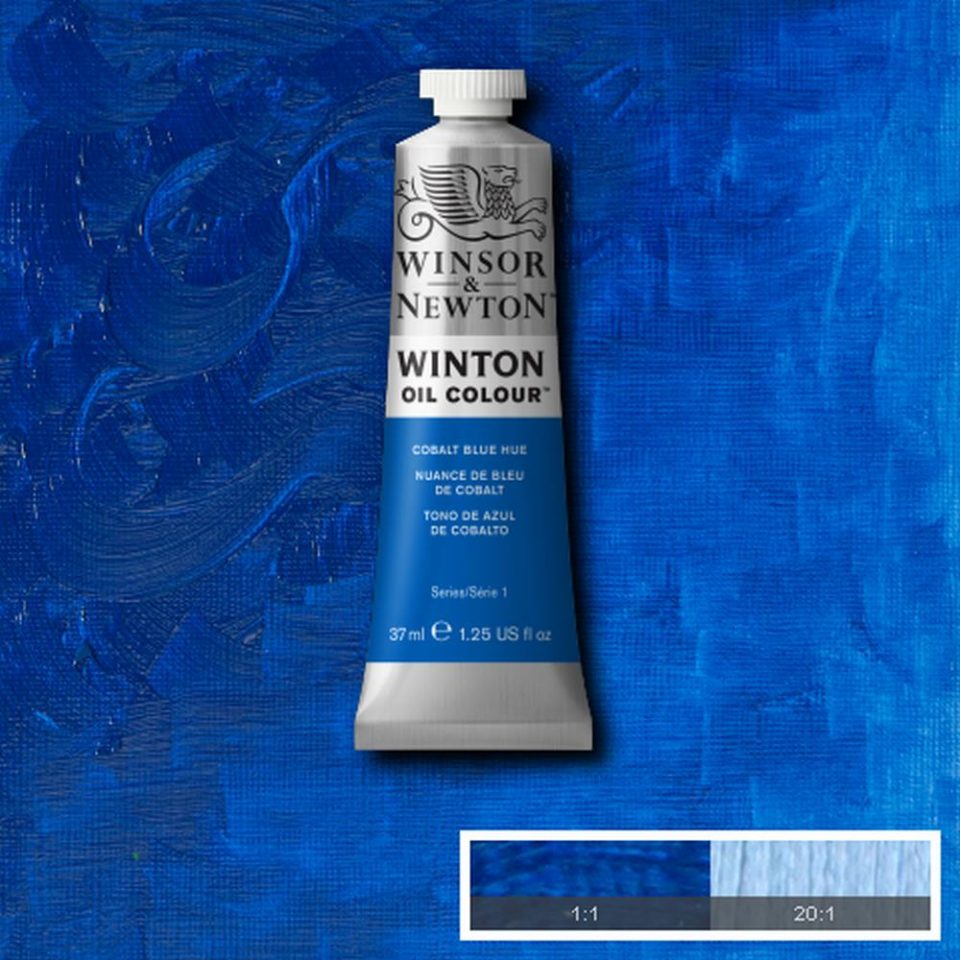 Winsor and Newton Winton Oil Colour 37ml Cobalt Blue Hue