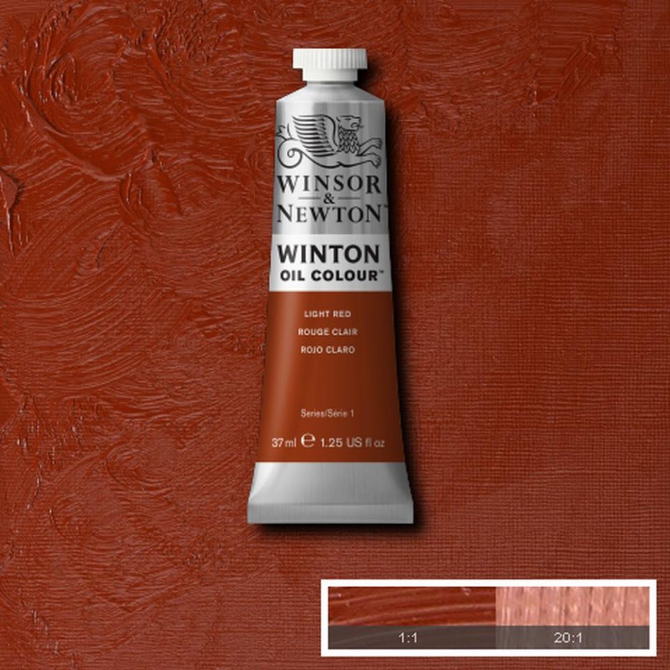 Winsor and Newton Winton Oil Colour 37ml Light Red