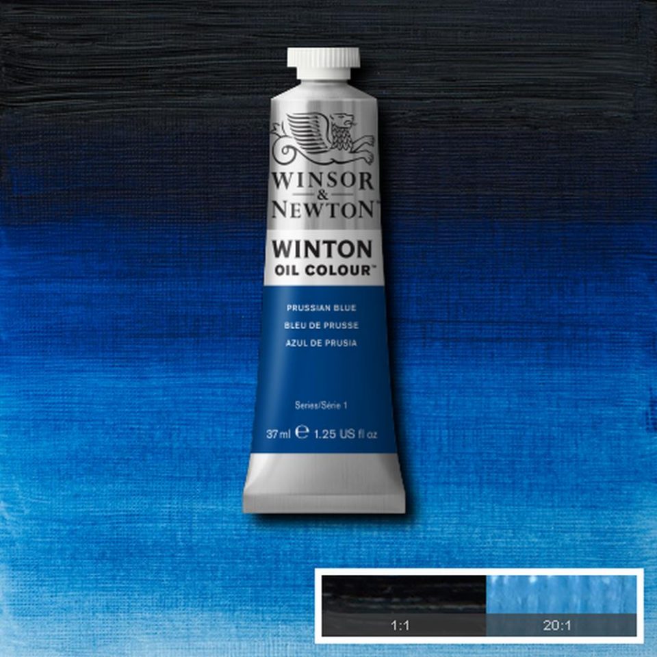 Winsor and Newton Winton Oil Colour 37ml Prussian Blue