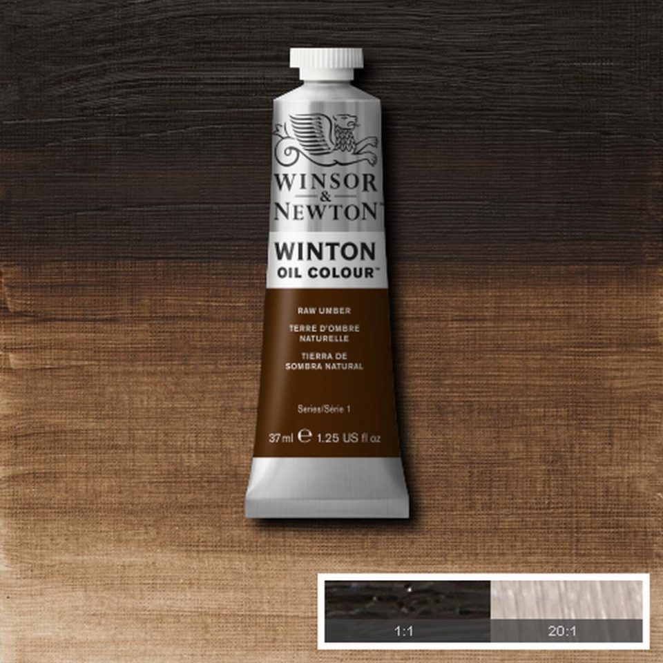 Winsor and Newton Winton Oil Colour 37ml Raw Umber