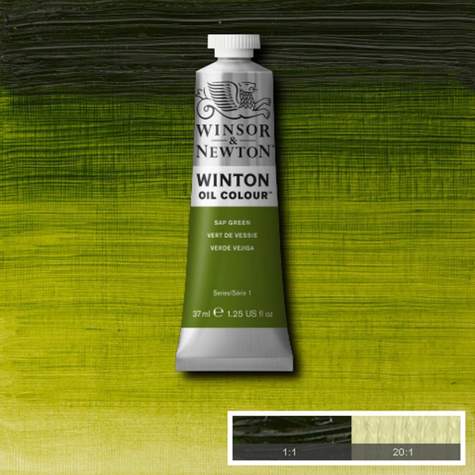 Winsor and Newton Winton Oil Colour 37ml Sap Green