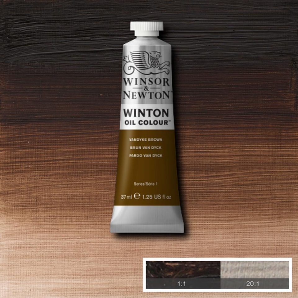 Winsor and Newton Winton Oil Colour 37ml Vyke Brown