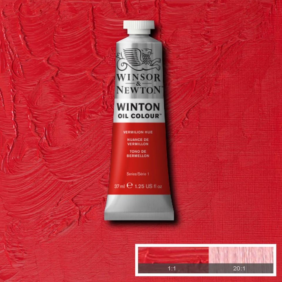 Winsor and Newton Winton Oil Colour 37ml Vermilion Hue