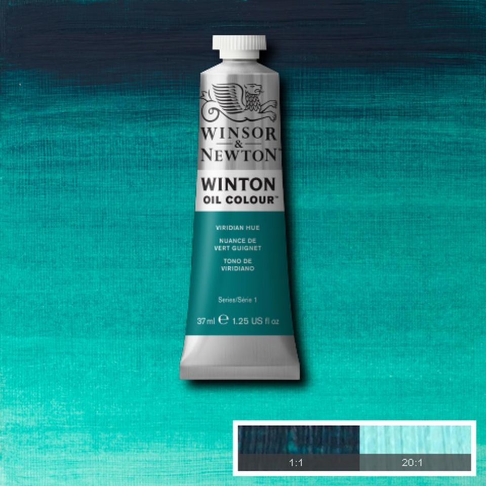 Winsor and Newton Winton Oil Colour 37ml Viridian Hue