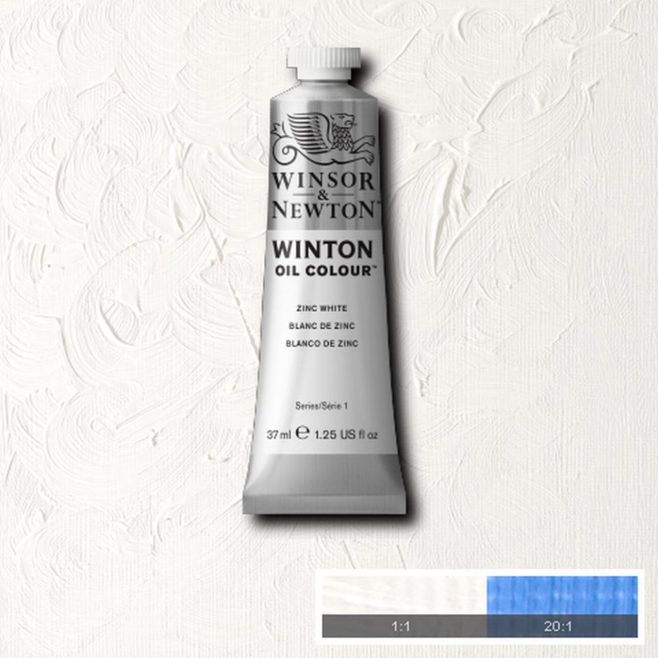 Winsor and Newton Winton Oil Colour 37ml Zinc White