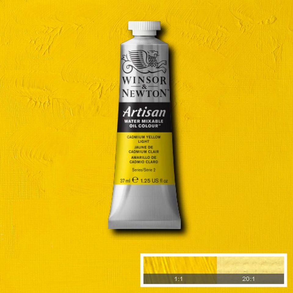 Winsor and Newton Artisan Water Mixable Oil 37ml S2 Cadmium Yellow Light