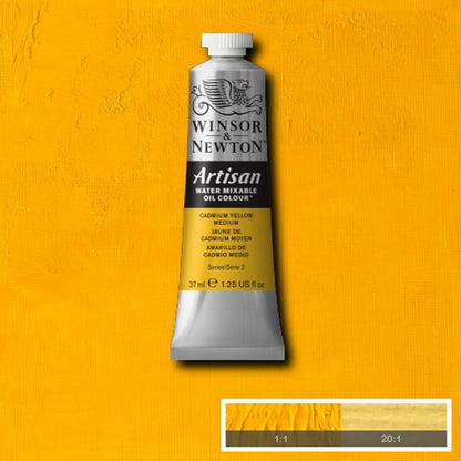 Winsor and Newton Artisan Water Mixable Oil 37ml S2 Cadmium Yellow Medium