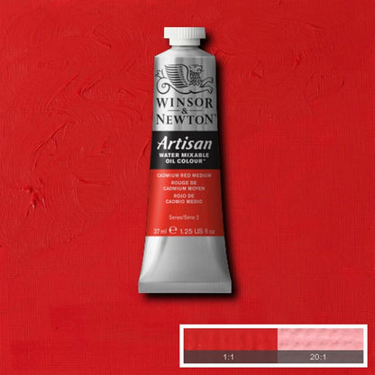 Winsor and Newton Artisan Water Mixable Oil 37ml S2 Cadmium Red Medium