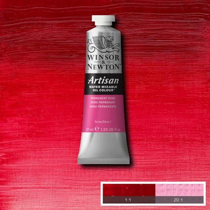 Winsor and Newton Artisan Water Mixable Oil 37ml S1 Permanent Rose