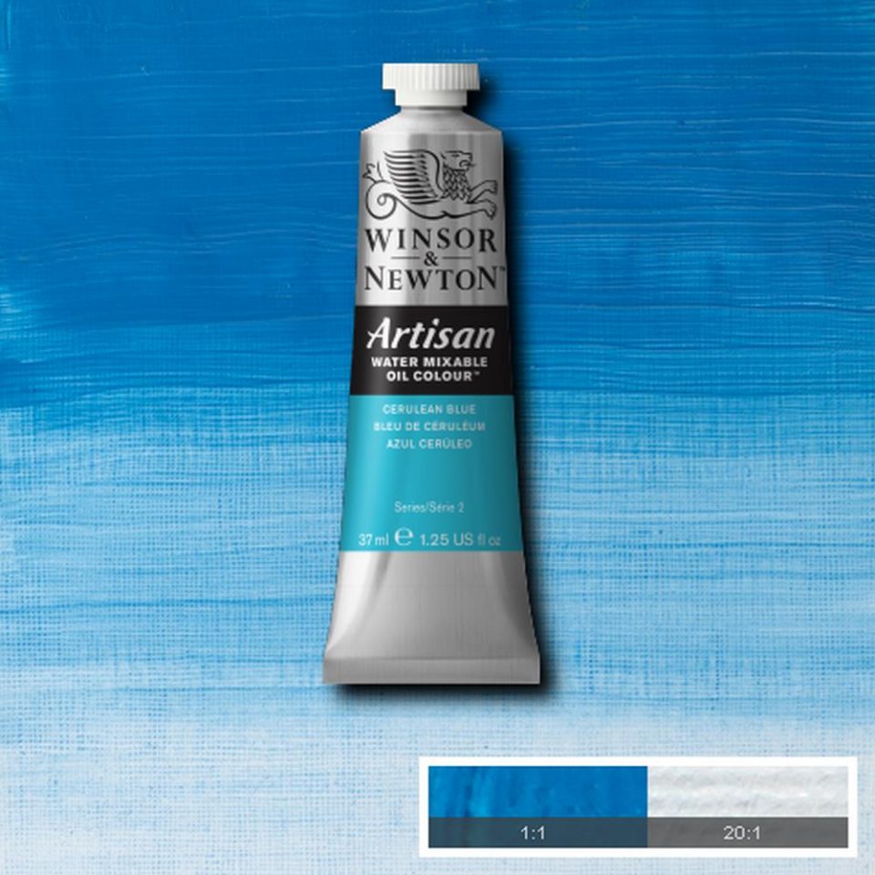 Winsor and Newton Artisan Water Mixable Oil 37ml S2 Cerulean Blue