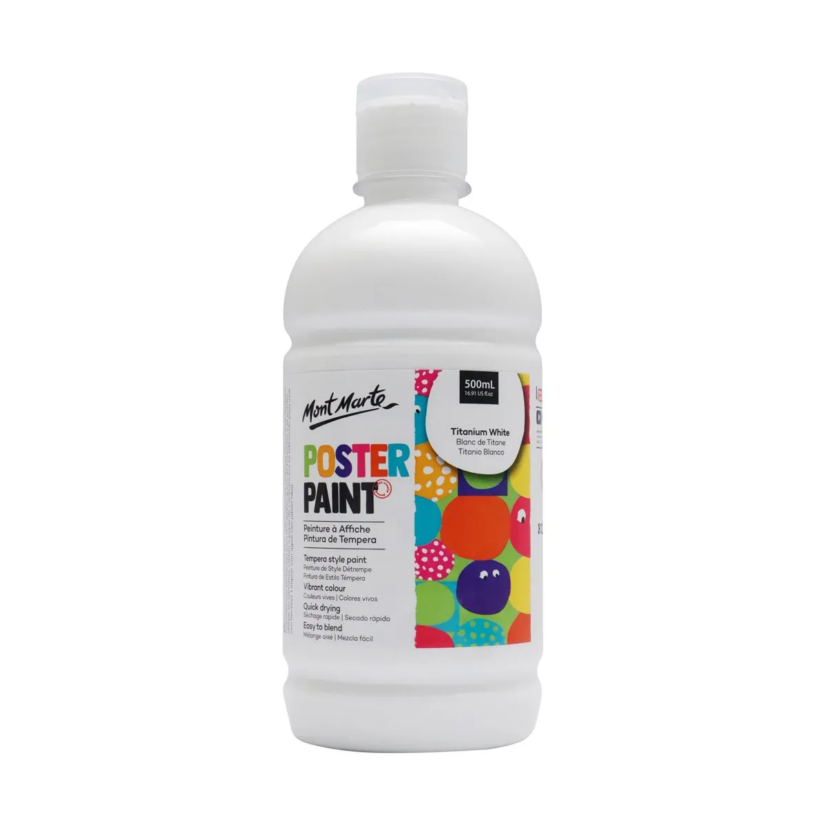 Mont Marte Poster Paint 500ml White