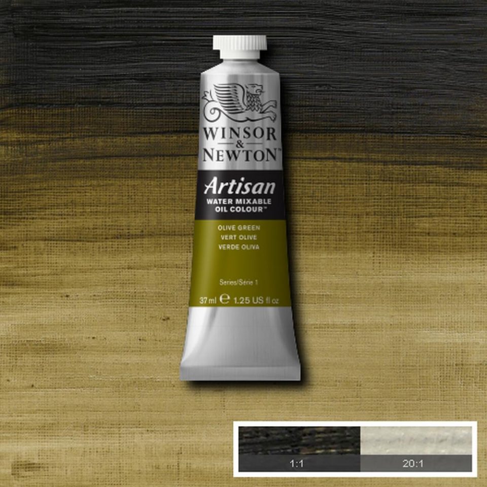 Winsor and Newton Artisan Water Mixable Oil 37ml S1 Olive Green