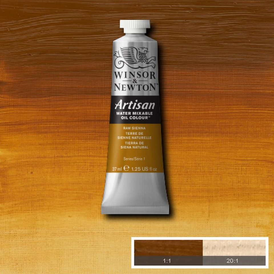 Winsor and Newton Artisan Water Mixable Oil 37ml S1 Raw Sienna