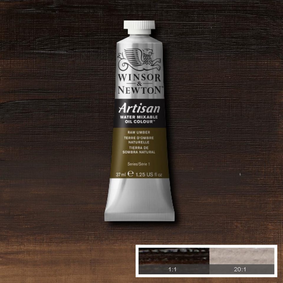 Winsor and Newton Artisan Water Mixable Oil 37ml S1 Raw Umber