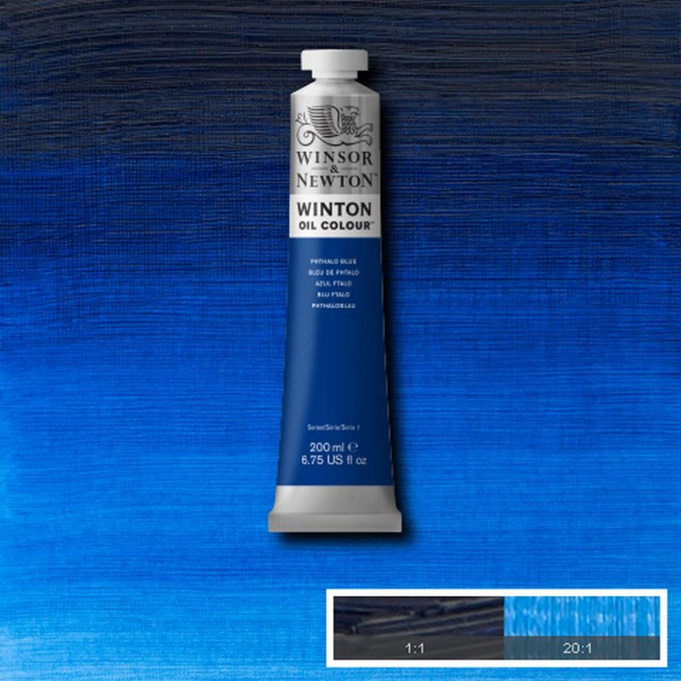 Winsor and Newton Winton Oil Colour 37ml PHTHALO BLUE