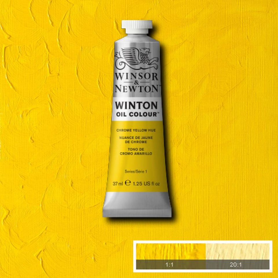 Winsor and Newton Winton Oil Colour 37ml Chrome Yellow Hue