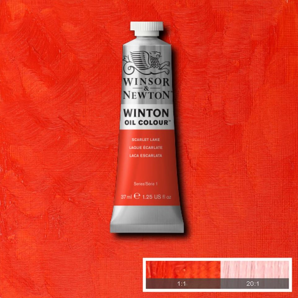 Winsor and Newton Winton Oil Colour 37ml Scarlet Lake