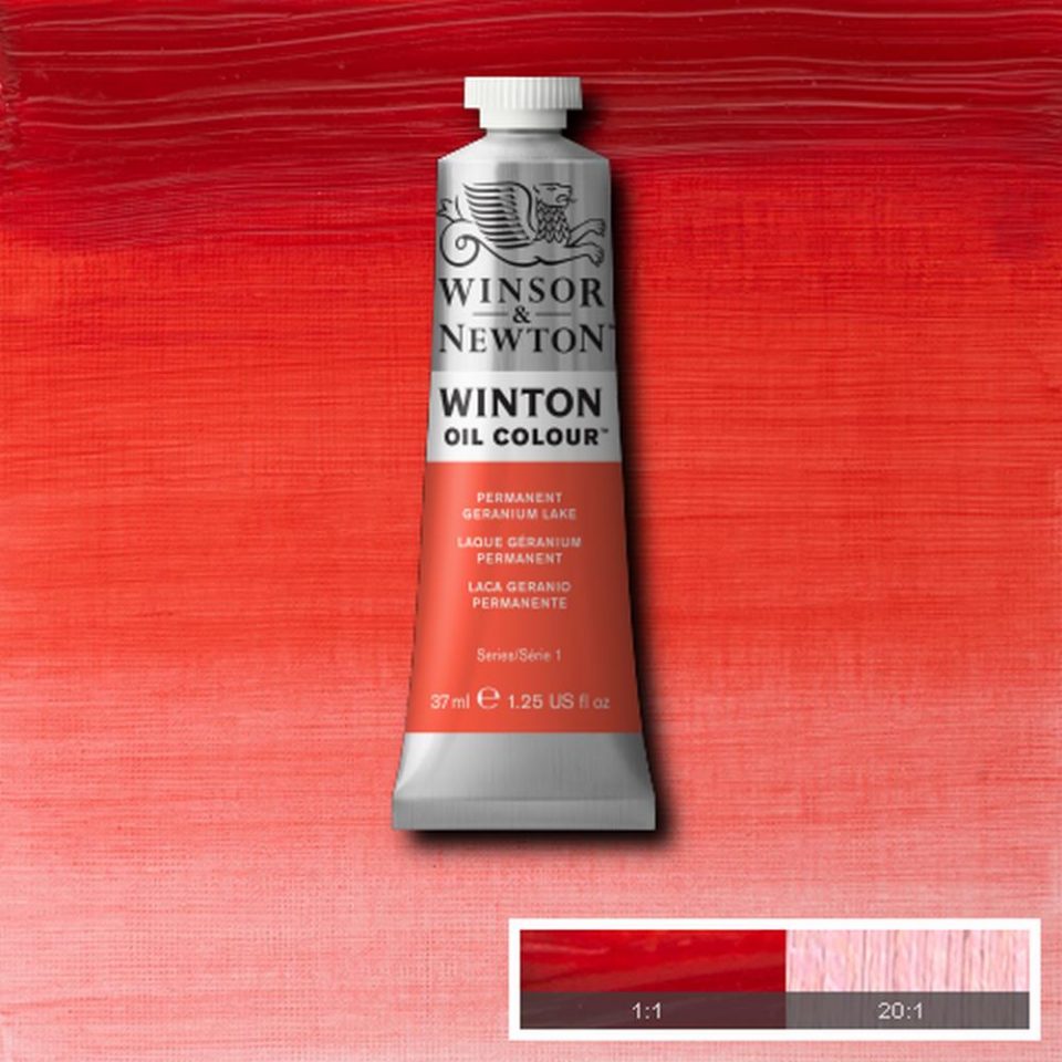 Winsor and Newton Winton Oil Colour 37ml Permanent Geranium Lake