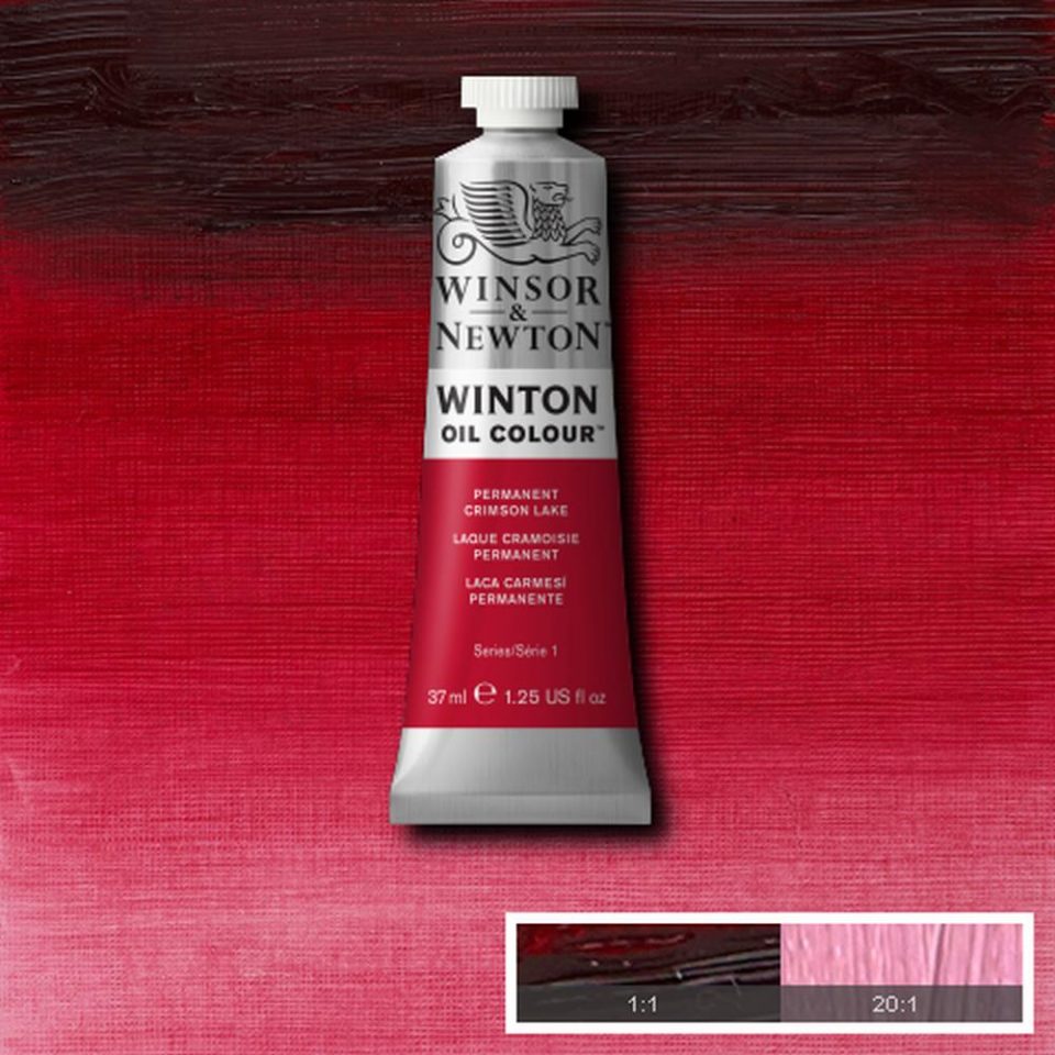 Winsor and Newton Winton Oil Colour 37ml Permanent Crimson Lake