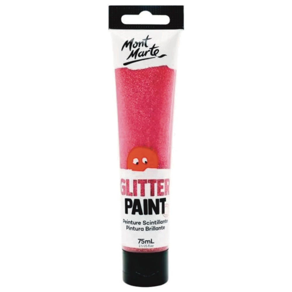 Mont Marte Glitter Paint 75ml PINK