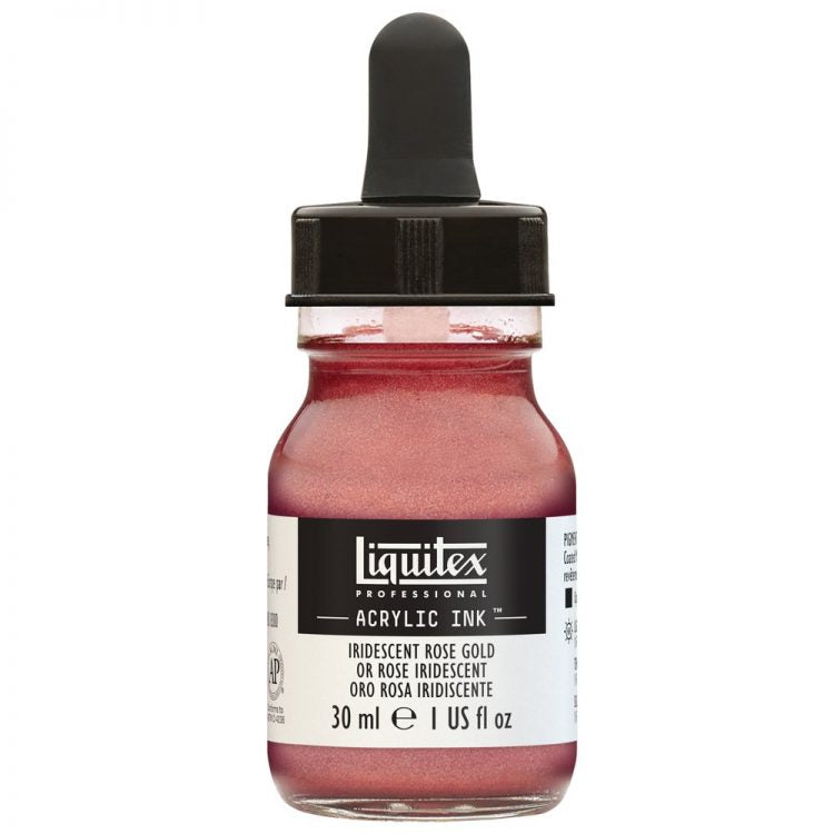 Liquitex Acrylic Ink 30ml Iridescent Rose