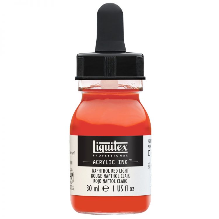 Liquitex Acrylic Ink 30ml NAPTHOL RED LIGHT