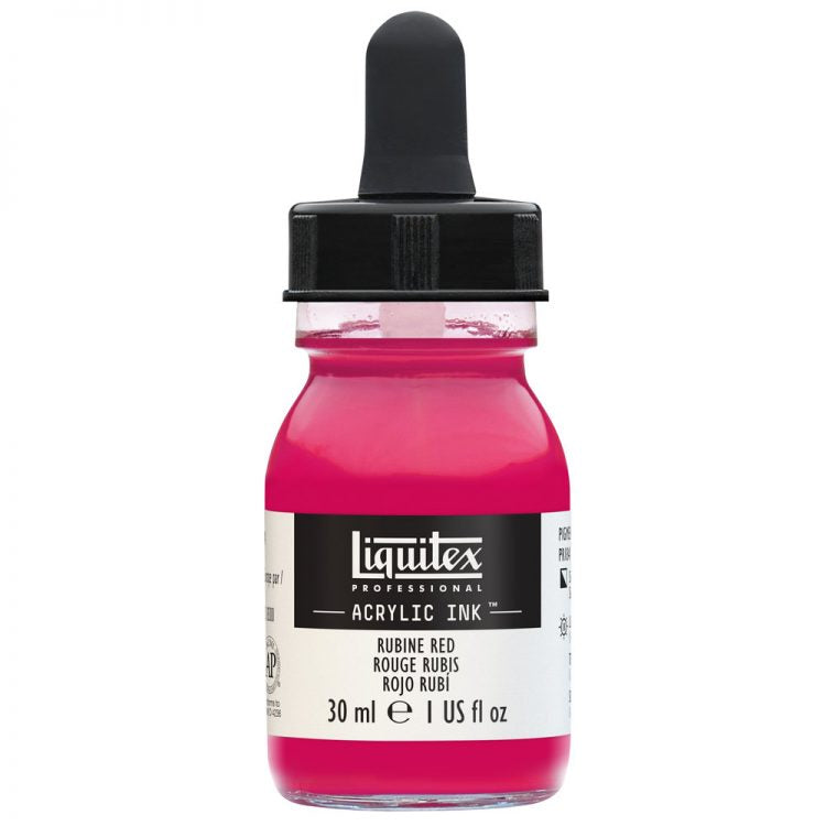 Liquitex Acrylic Ink 30ml Rubine Red